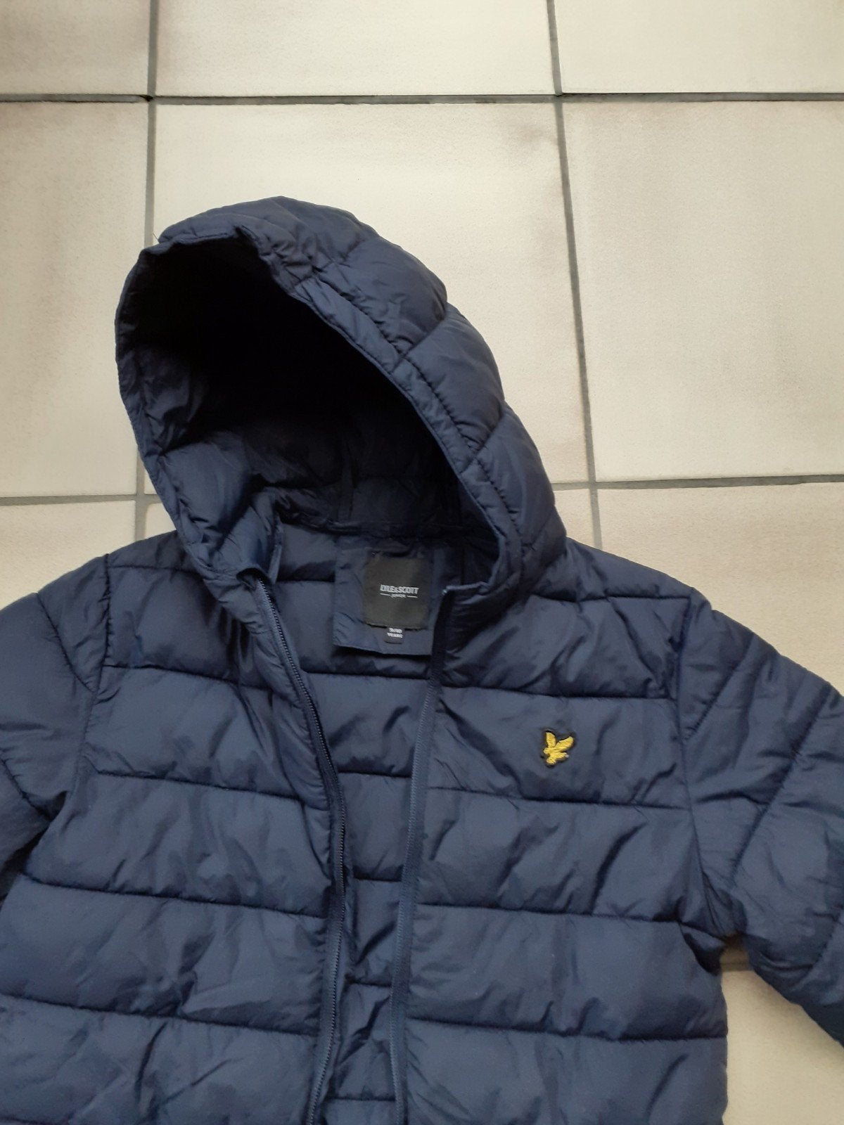 winterjas 134-140 lyle&Scott, Garçon, Enlèvement ou Envoi, Utilisé, Manteau
