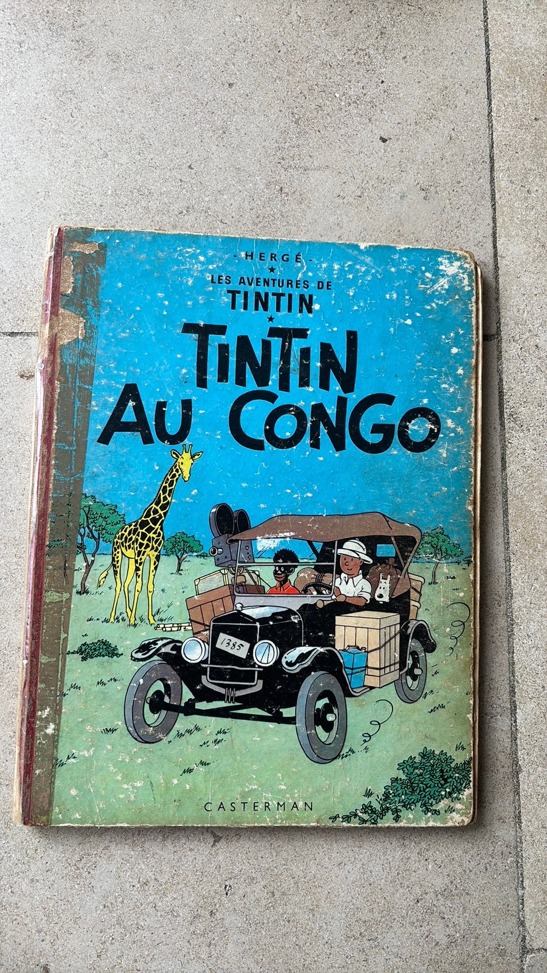 Hergé TinTin-collectie in Congo 1950, Boeken, Ophalen of Verzenden, Gelezen, Prentenboek