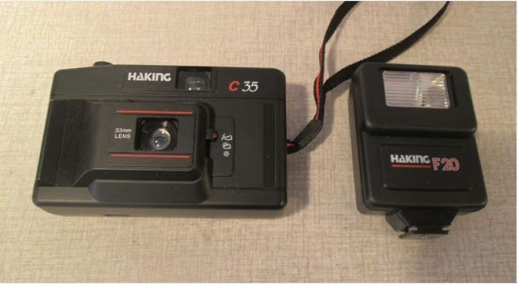 Prima Compact Fototoestel - Haking - met flitser, Ophalen of Verzenden, Zo goed als nieuw, Compact