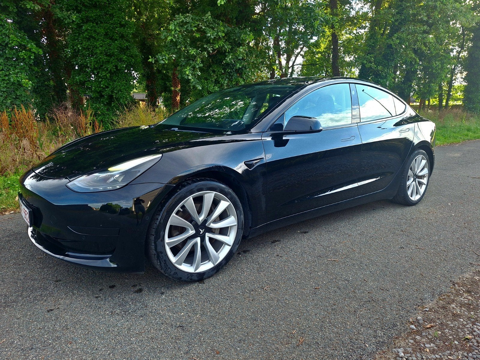 Tesla Model 3, Auto's, Tesla, Automaat, 4 deurs, Achterwielaandrijving, Zwart