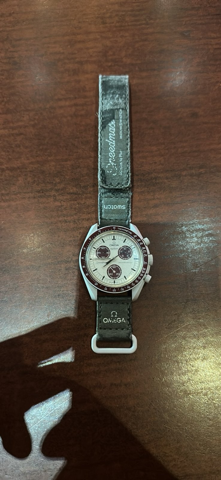 Omega x Swatch speedmaster, Enlèvement, Comme neuf, Omega