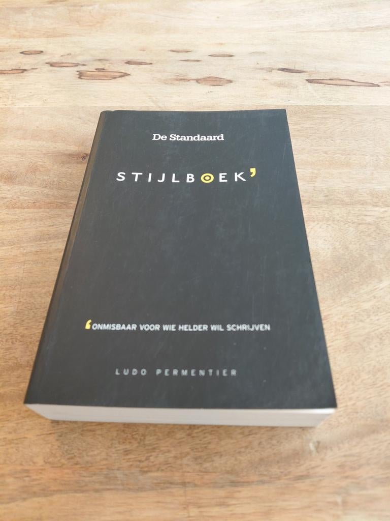 Ludo Permentier - Stijlboek De Standaard, Ophalen of Verzenden