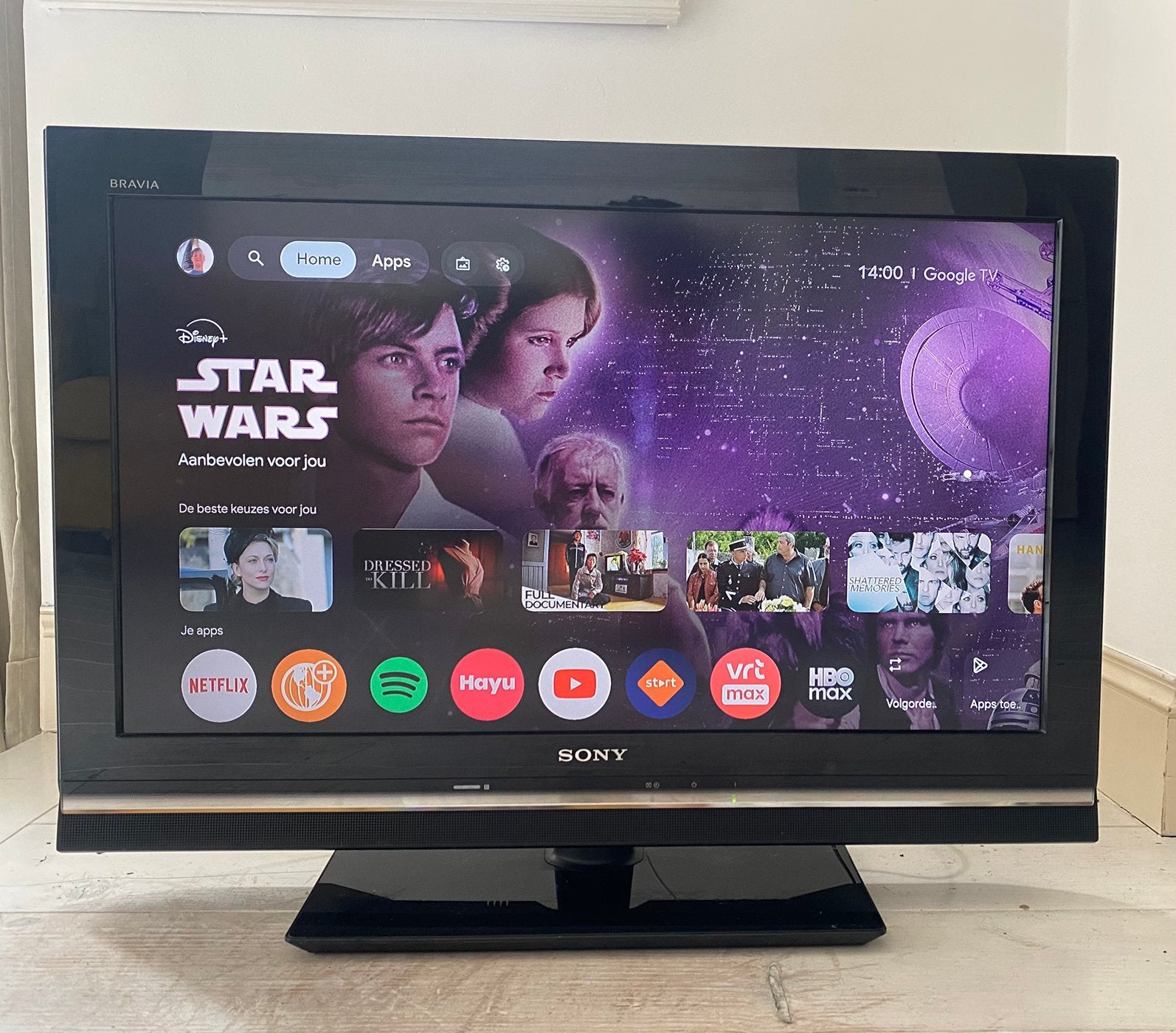 Sony BRAVIA TV + Google Chromecast – werkt goed, Enlèvement, Utilisé, Sony