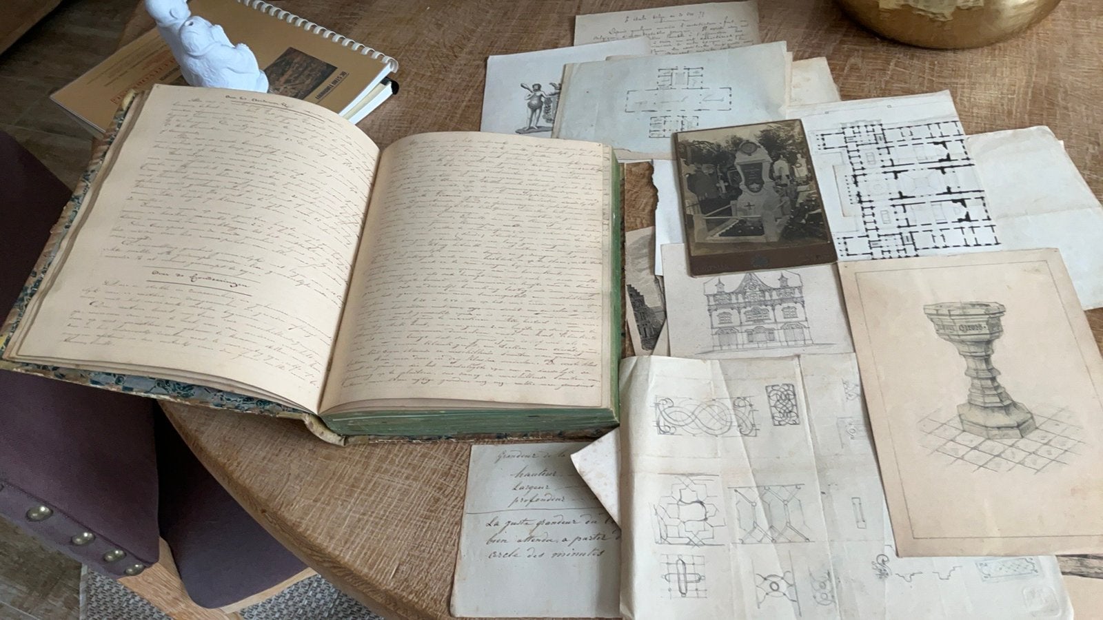 ORIGINEEL SCHETSENBOEK ARCHITECT HENDRIK KENNES, Ophalen of Verzenden