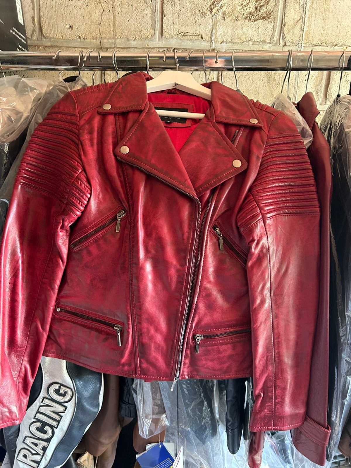 Veste en cuir, Motos, Enlèvement, Neuf, sans ticket, Femmes, Manteau | cuir