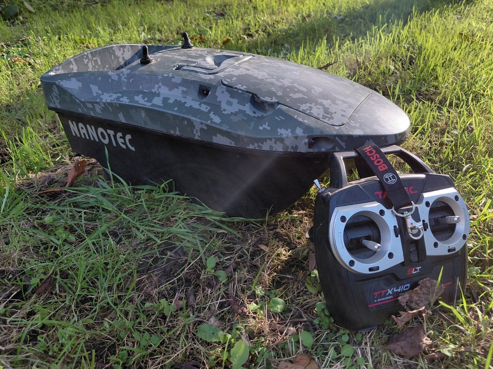 Voerboot Nanotec, Ophalen, Gebruikt