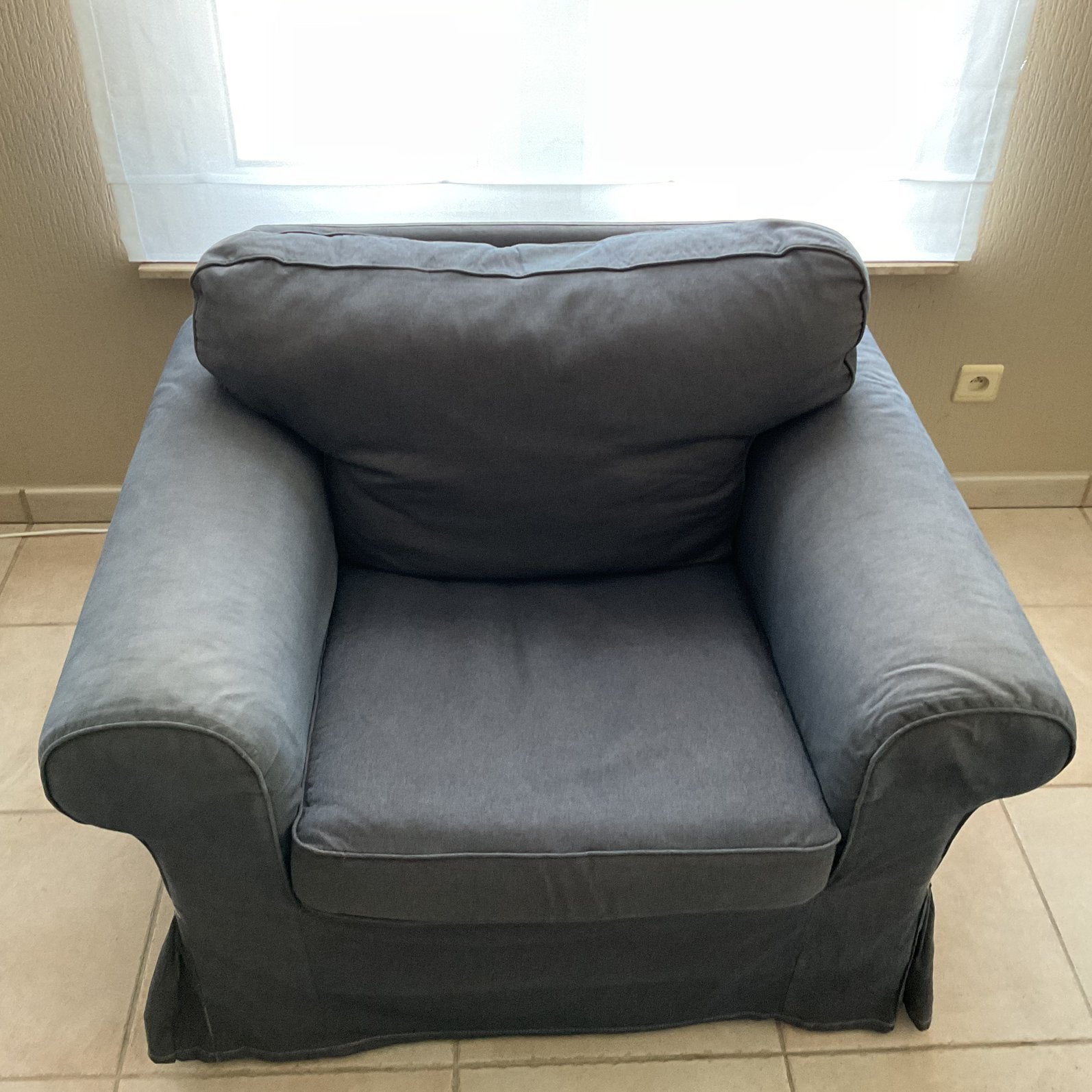 Ikea zetel, Huis en Inrichting, Fauteuils, Ophalen, Zo goed als nieuw