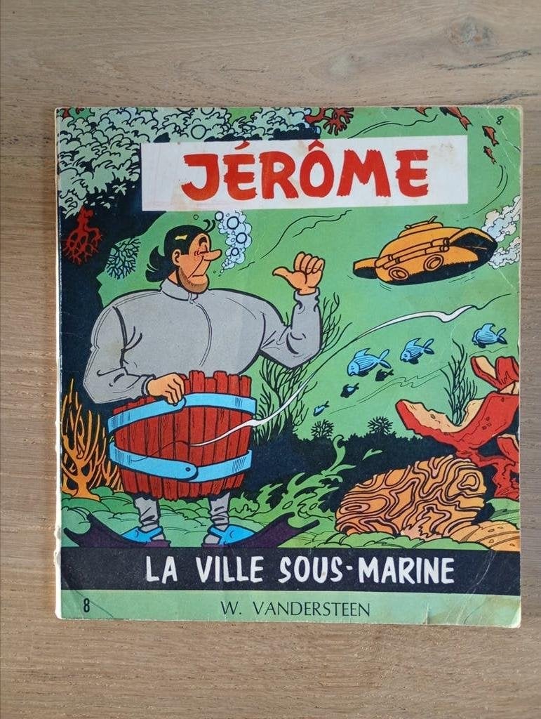 Jérôme 8 La ville sous-marine Vandersteen EO Bon état, Livres, Enlèvement ou Envoi, Willy Vandersteen, Une BD, Utilisé