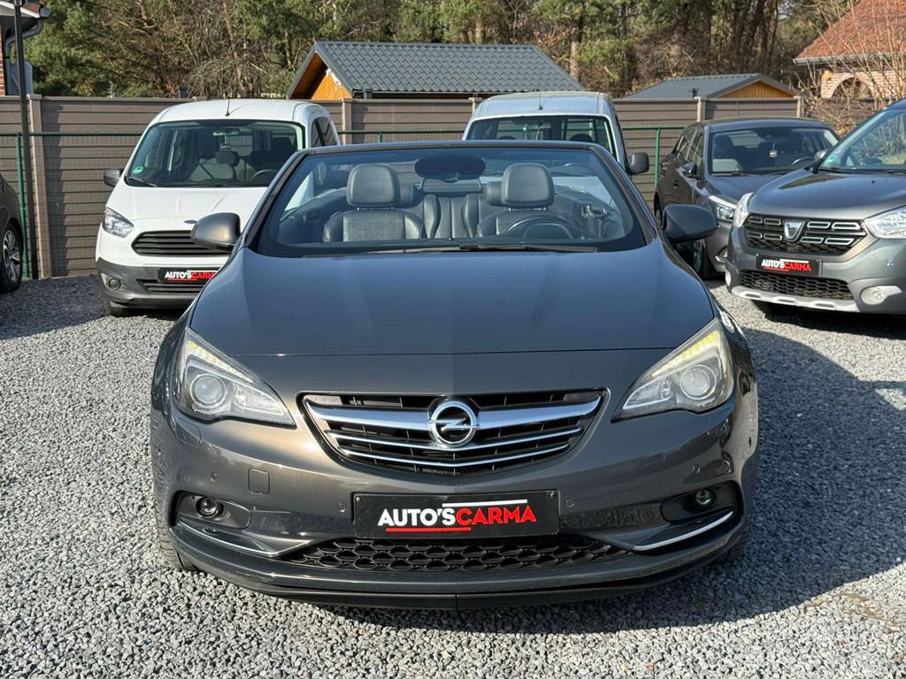 Opel Cascada Automaat Benzine 170 Pk Achteruitrij Camera Air, Auto's, Zwart, 4 cilinders, Cabriolet, Leder