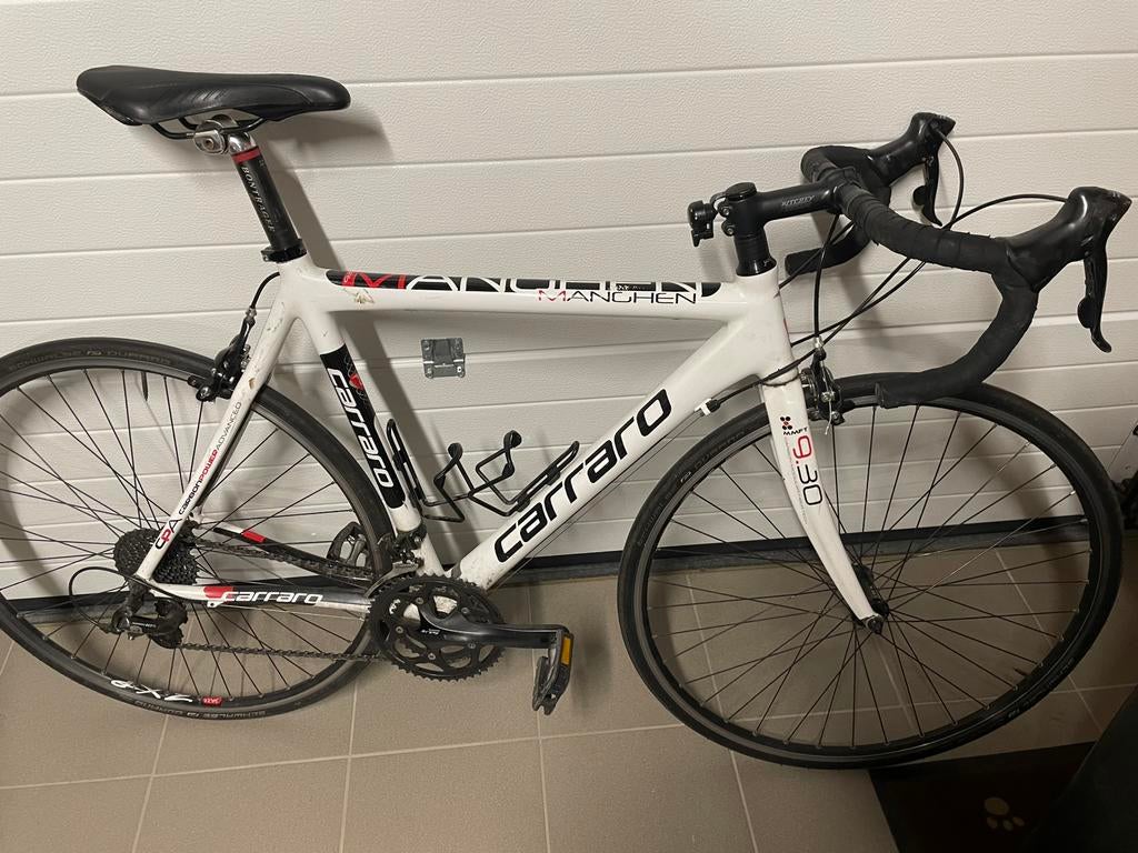 Carraro carbon shimano 105, Gebruikt, Carbon, 53 tot 57 cm, Ophalen