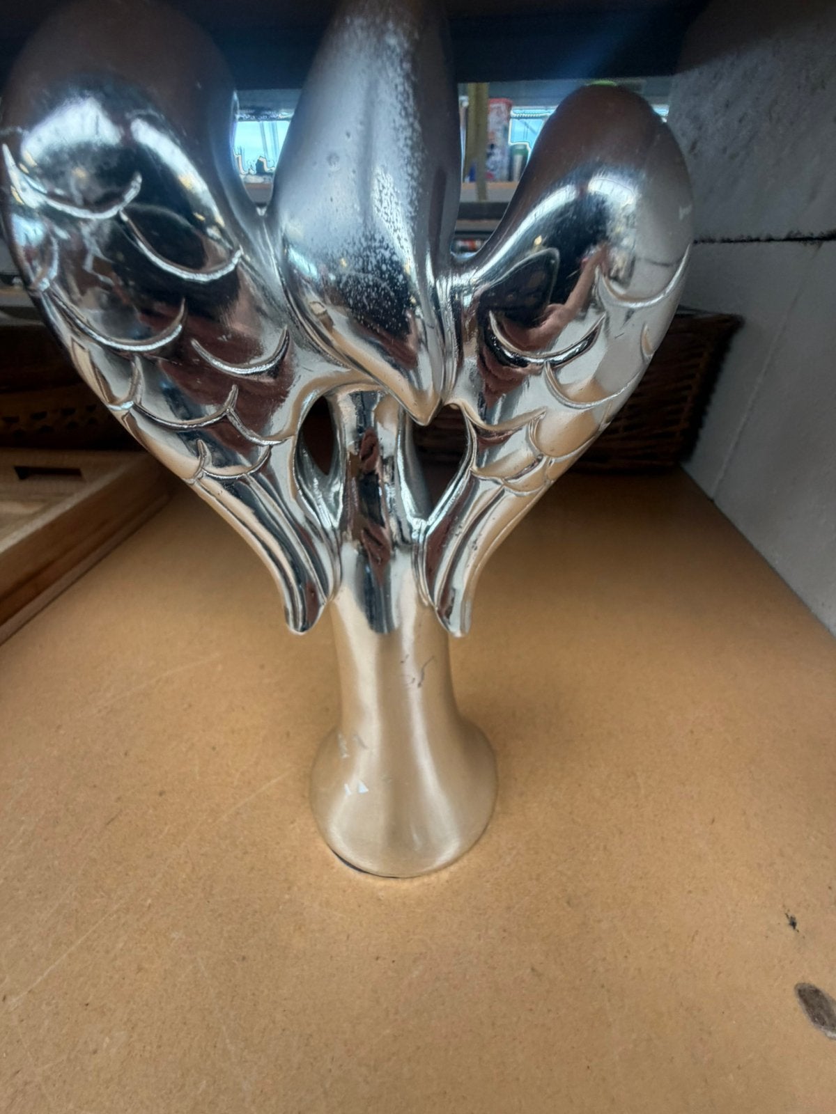 Figurine d'ange en argent moderne, décoration d'intérieur, Antiquités & Art, Enlèvement ou Envoi