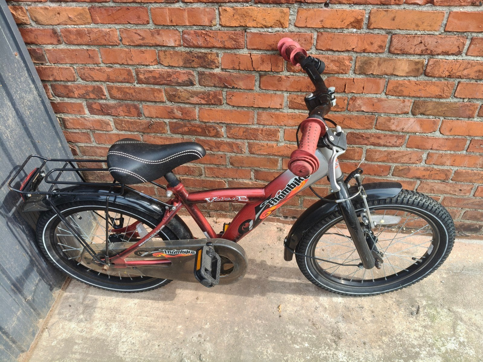 kinderfiets 18inch, Ophalen