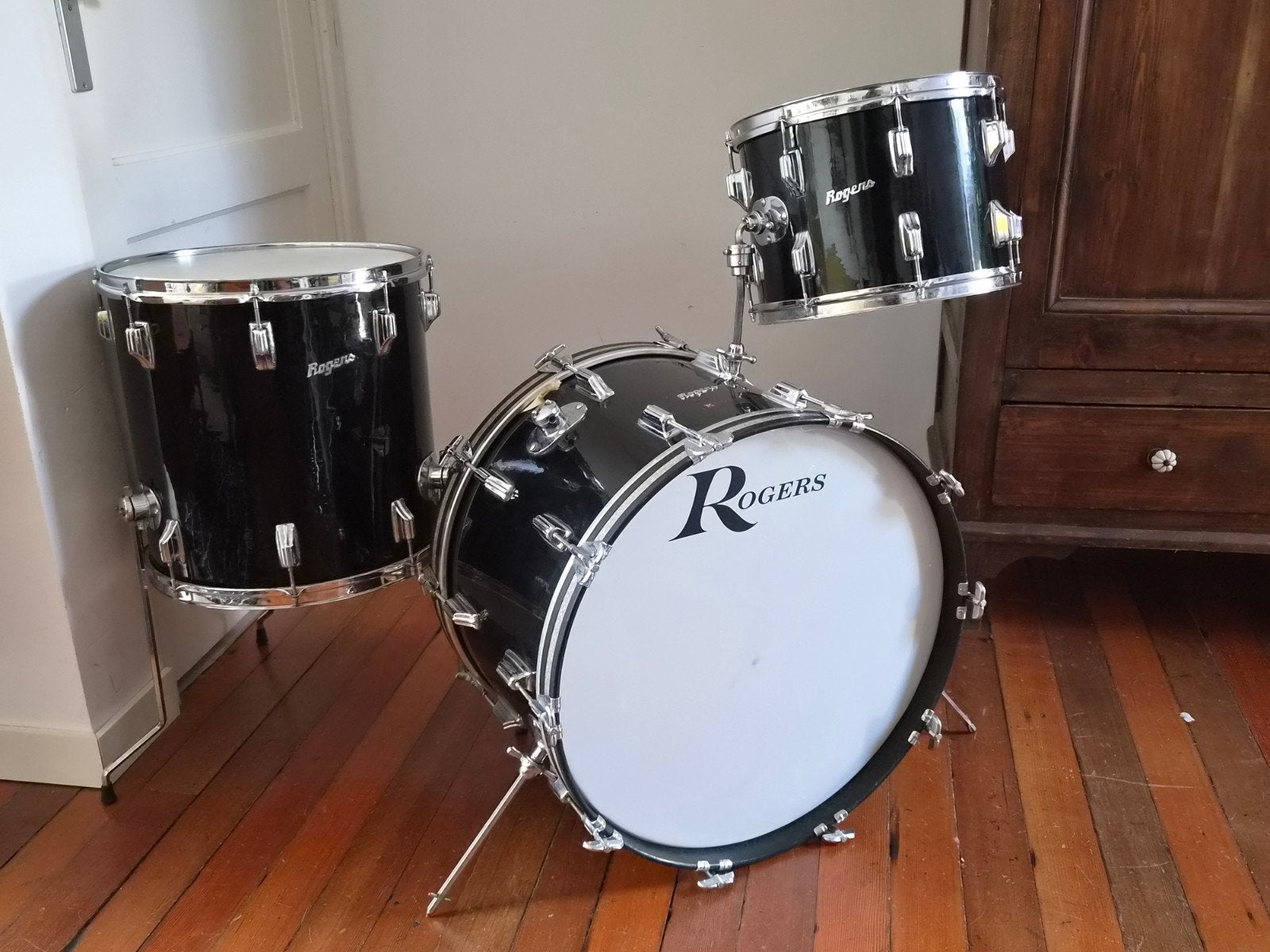 Vintage Rogers Powertone set, Muziek en Instrumenten, Drumstellen en Slagwerk, Ophalen