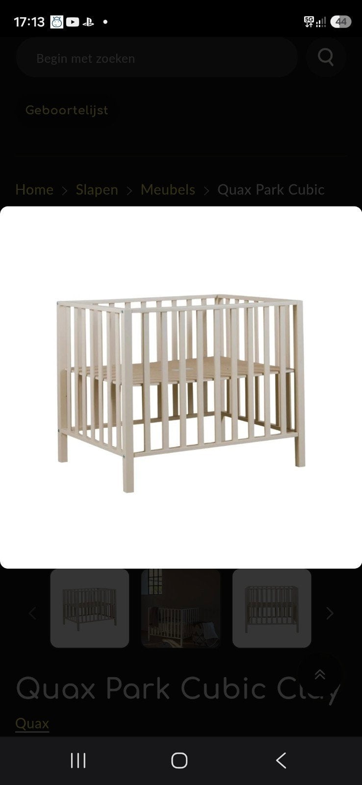 parc enfant de marque Quax, Enlèvement, Utilisé, Carré, Réglable en hauteur
