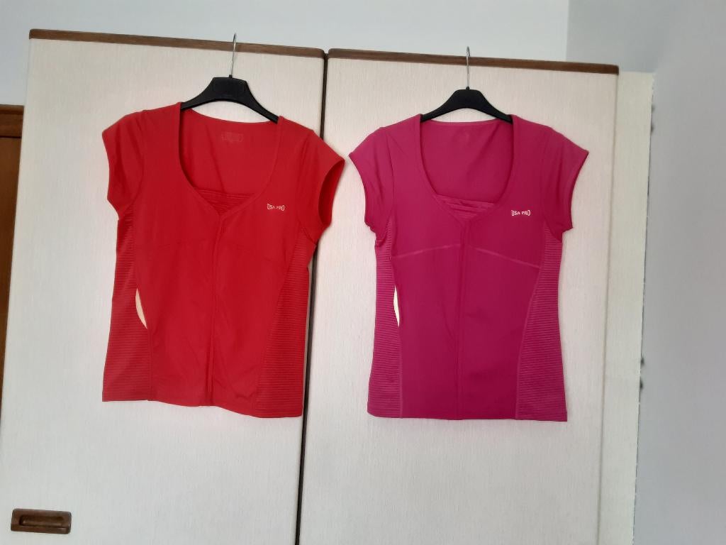 2 sportshirts, Maat 38/40 (M), USA-Pro, Overige kleuren, Ophalen of Verzenden