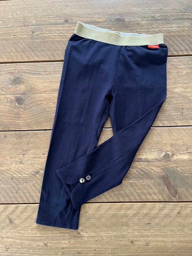 NONO heel mooie (marine) blauwe legging 128, Kinderen en Baby's, Kinderkleding | Maat 128, Broek, Meisje, Ophalen of Verzenden