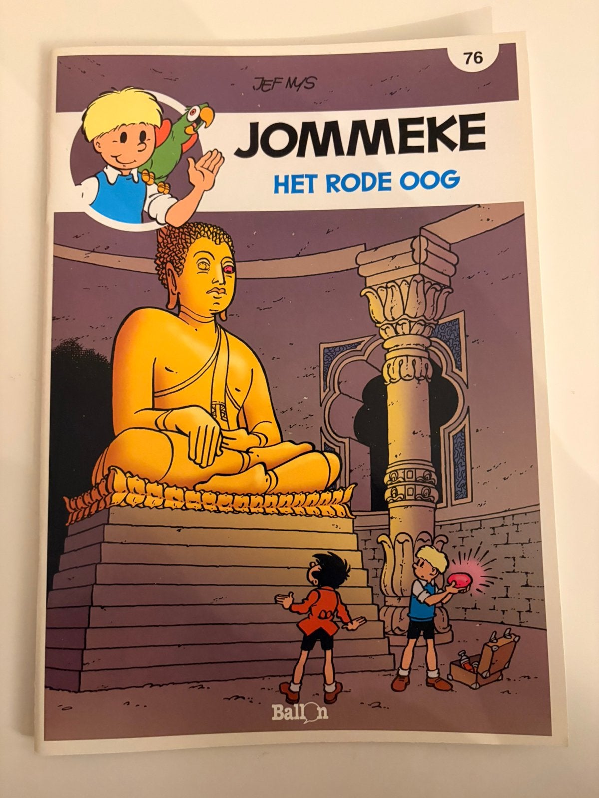 Nummer 76 Jommeke het rode oog, Boeken, Eén stripboek, Verzenden, Nieuw
