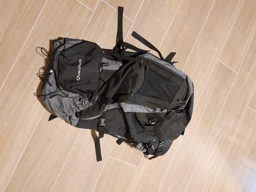 Quechua trekkingrugzak – slechts 1 keer gebruikt – €5, Ophalen, Zo goed als nieuw, Rugzak