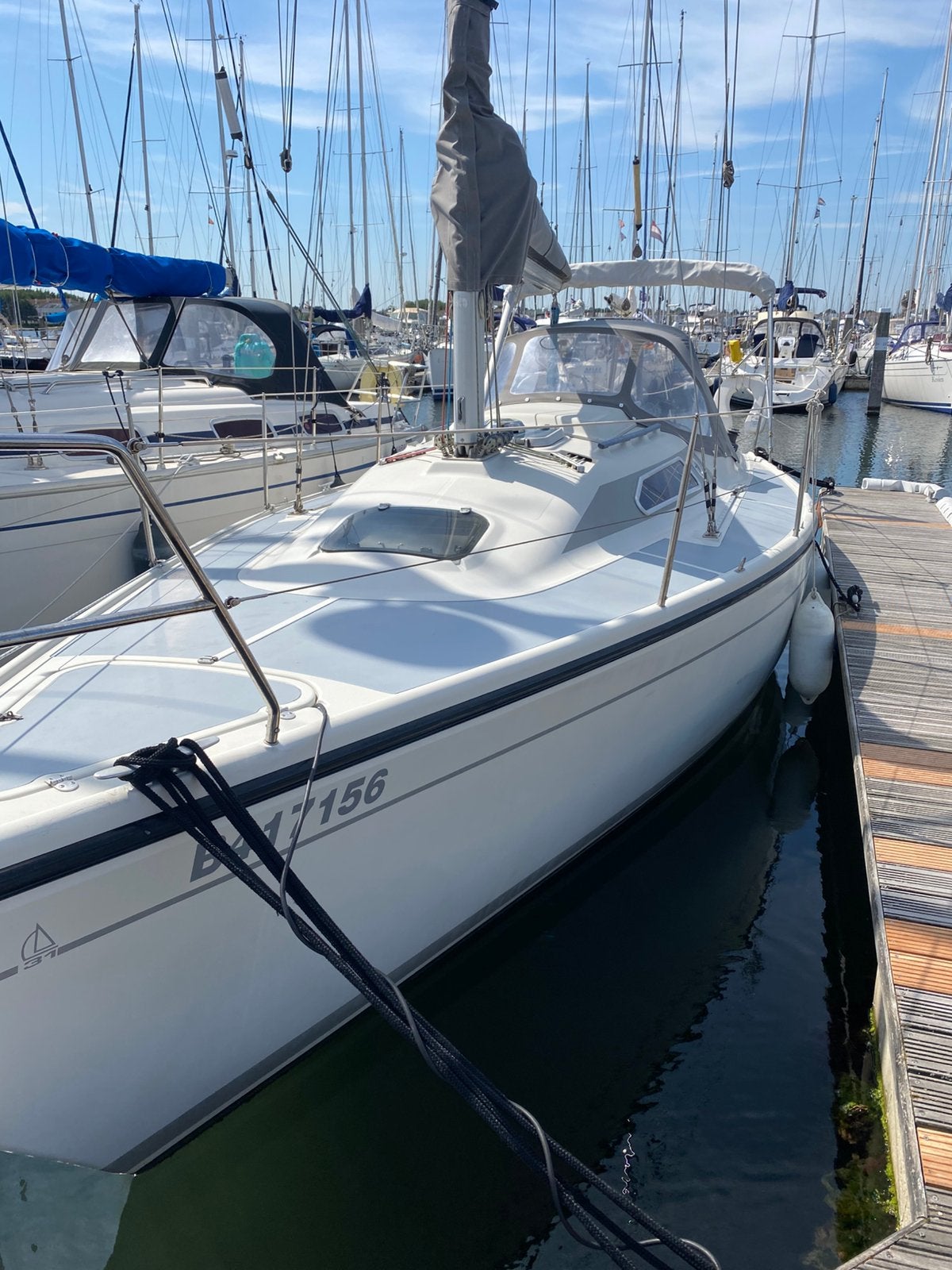 Zeer mooie en overkomplete Dehler 31 in uitzonderlijke staat, Watersport en Boten, Kajuitzeilboten en Zeiljachten, Ophalen, Zo goed als nieuw