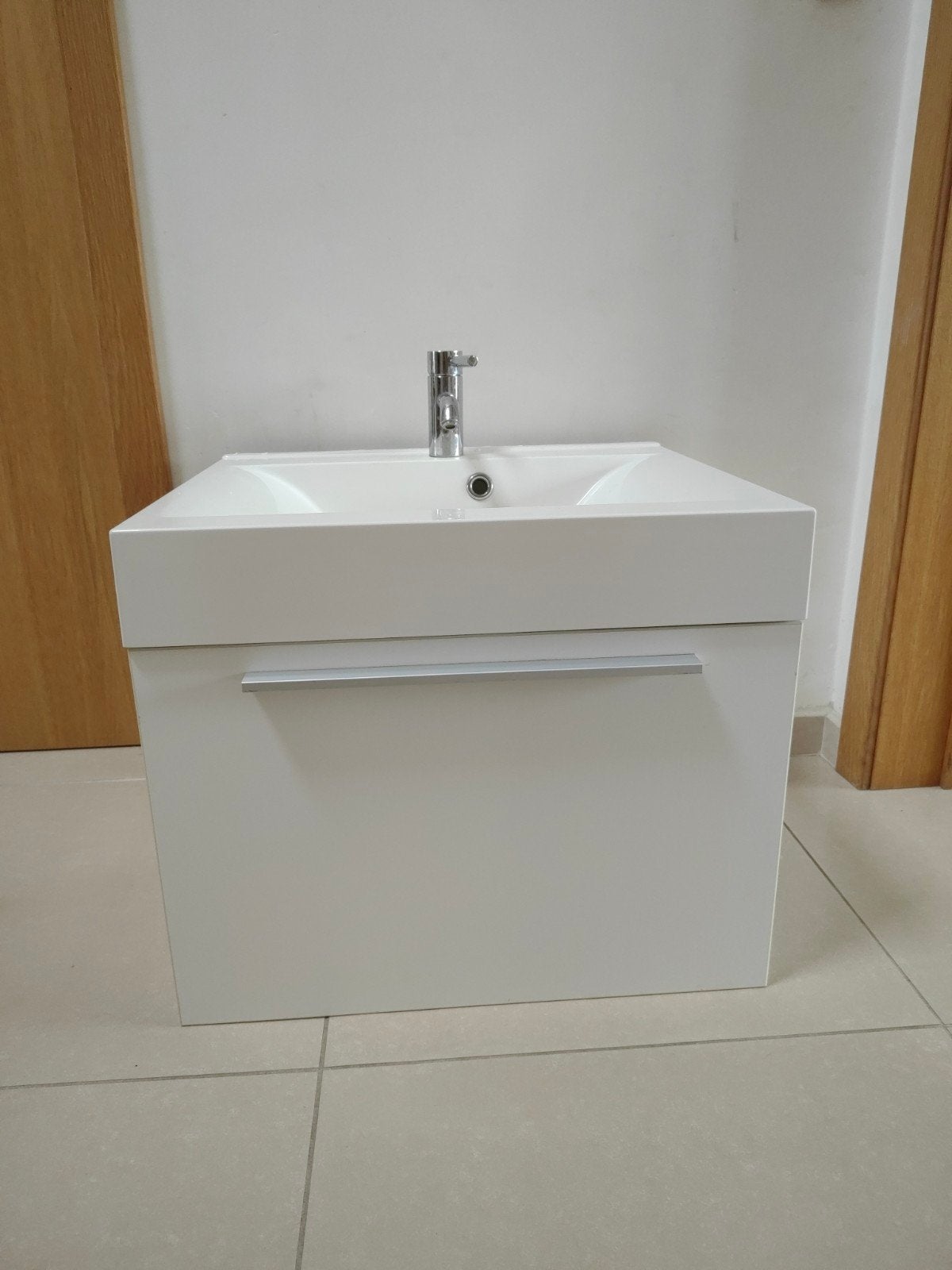 badkamer ophang lavabo+ spiegelkast, Maison & Meubles, 25 à 50 cm, Armoire à miroir, Moins de 100 cm, Enlèvement