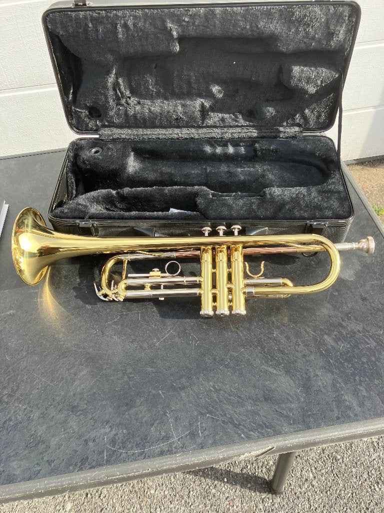 trompet Olivette, Musique & Instruments, Enlèvement, Comme neuf, Trompette en si bémol, Avec valise