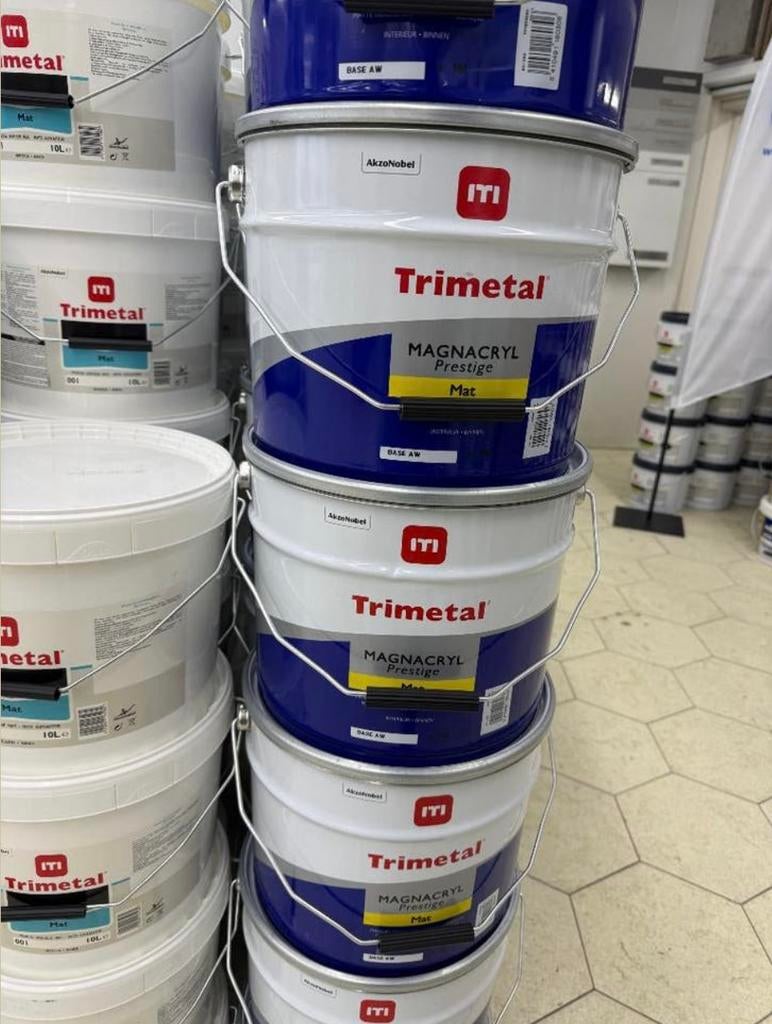 ‼️PEINTURE TRIMETAL PRESTIGE, MAT, PRIMER À PRIX FOU‼️, Bricolage & Construction, Neuf, Enlèvement, Rue de Mons 164 bC, 7380 Quievrain