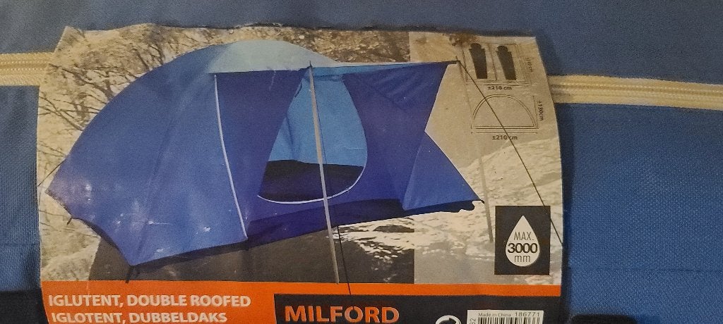 Milford Iglutent (koepeltent) voor twee personen., Caravans en Kamperen, Tenten, Ophalen, Nieuw, Tot en met 2