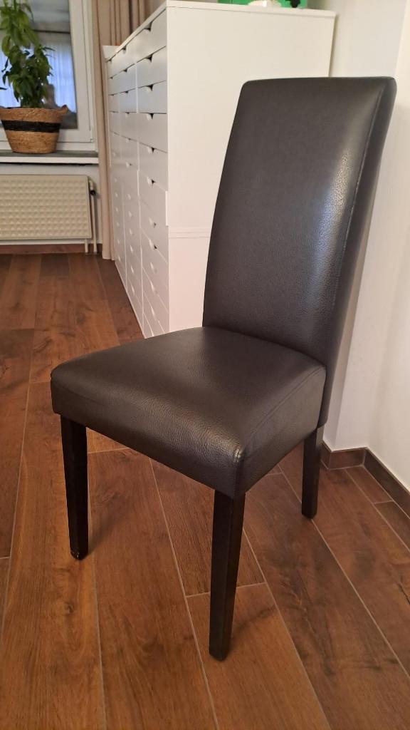 Eetkamerstoelen, Huis en Inrichting, Gebruikt, Bruin, Vijf, Zes of meer stoelen, Ophalen