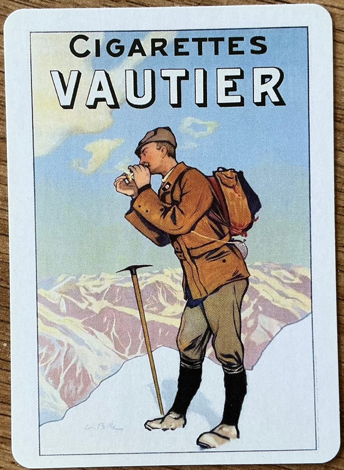 CIGARETTES PARASUELLES VAUTIER, Collections, Enlèvement ou Envoi, Comme neuf, Carte(s) à jouer