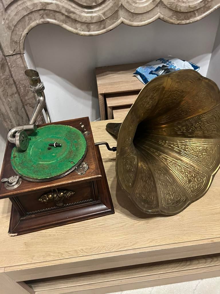 Gramophone ancien, Enlèvement