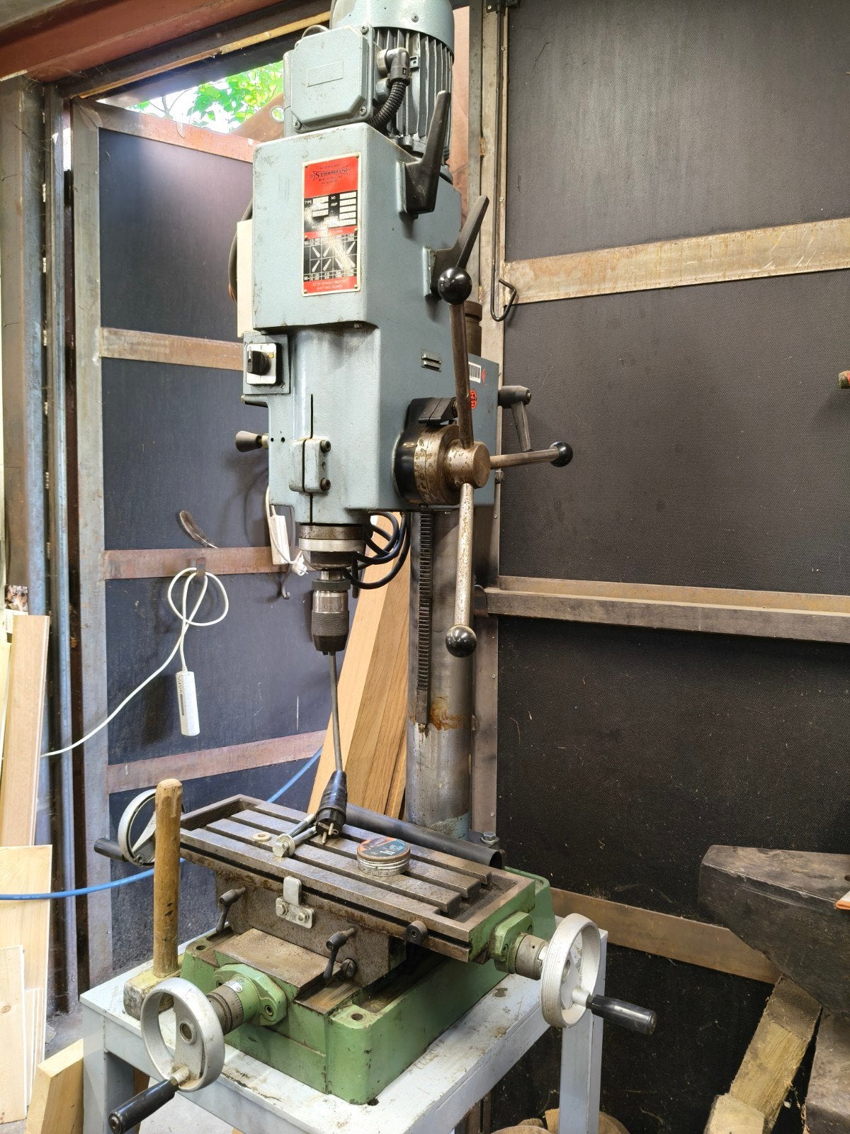 Boormachine strands, Ophalen, Boormachine