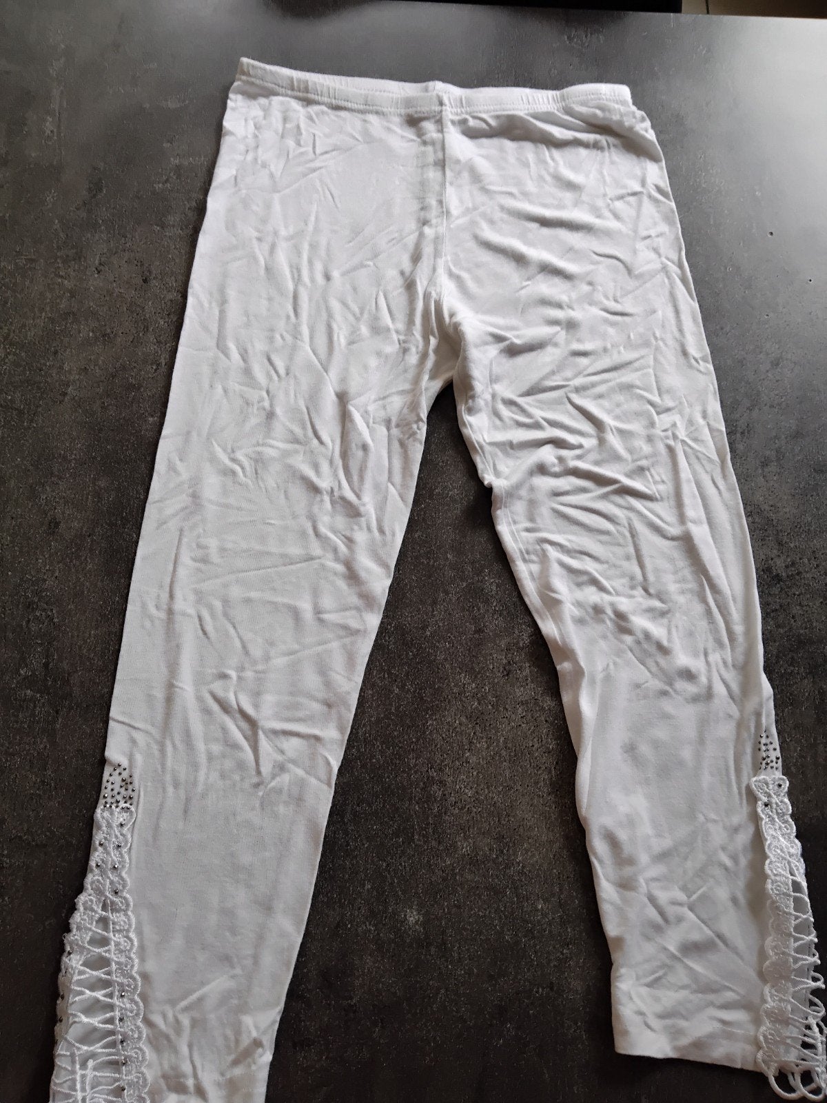 Witte Dameslegging, Legging, Wit, Overige maten, Ophalen of Verzenden