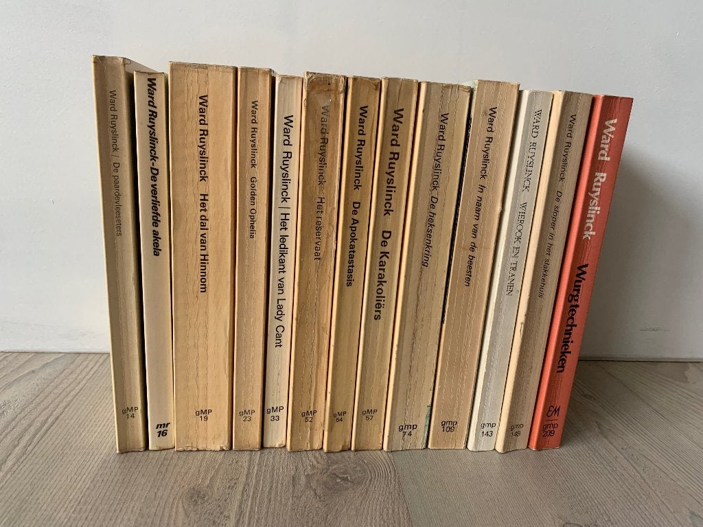 13 x Ward Ruyslinck, grote Marnix Pocket, Ophalen of Verzenden, Gelezen