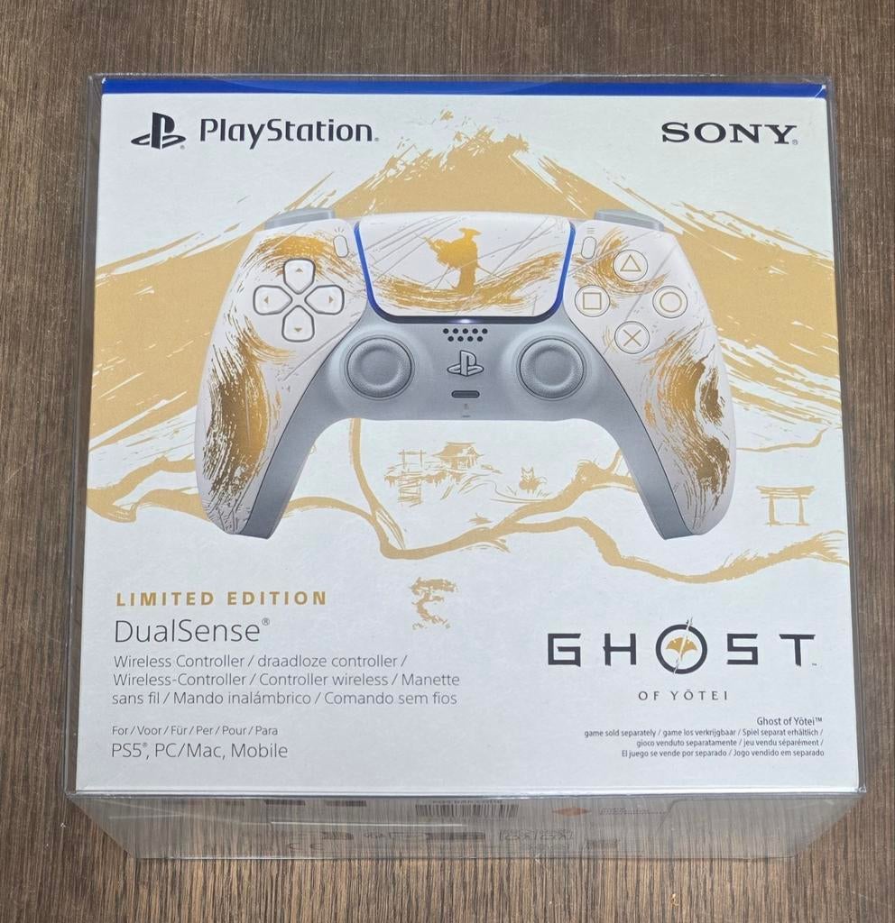 Ghost Of Tsushima PS5 controller (gold), Enlèvement ou Envoi, Contrôleur