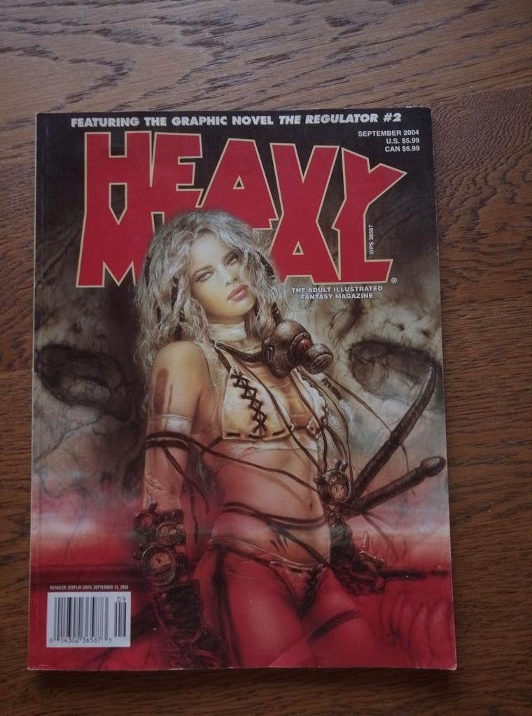 Heavy metal, Boeken, Ophalen