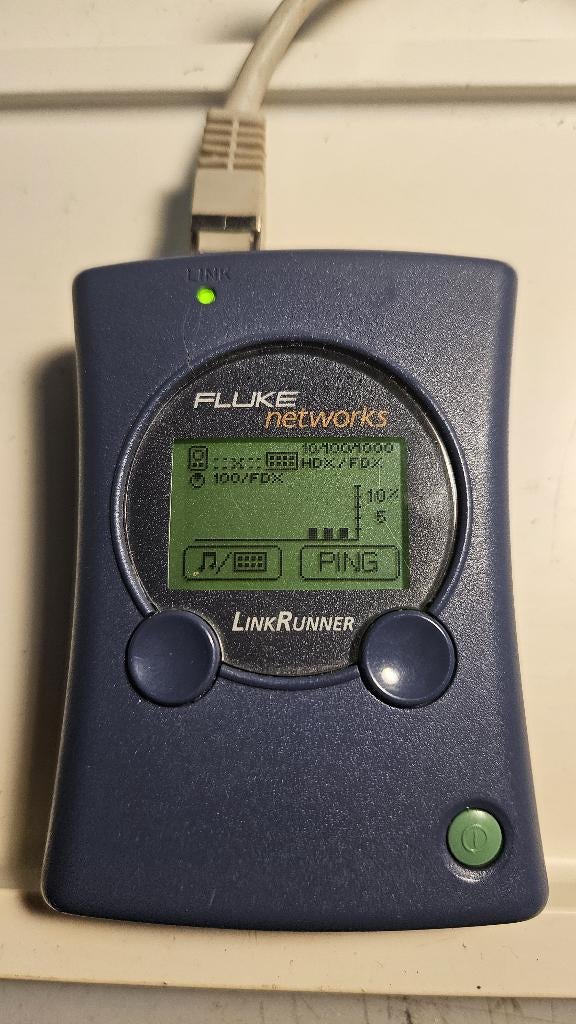 Fluke Networks LINKRUNNER-KIT, Ophalen, Zo goed als nieuw