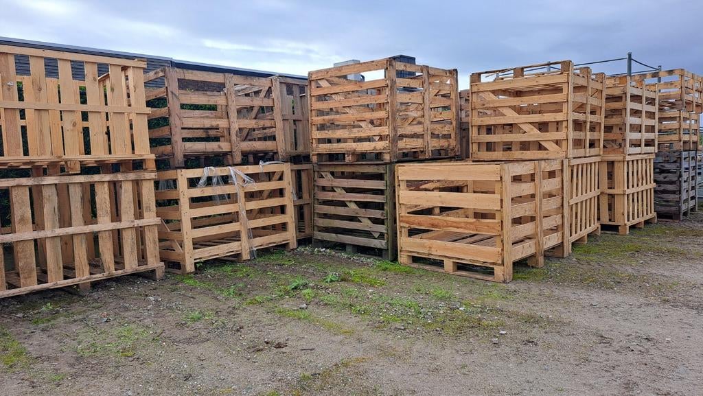 Boxpallets hout voor planten of brandhout, Enlèvement