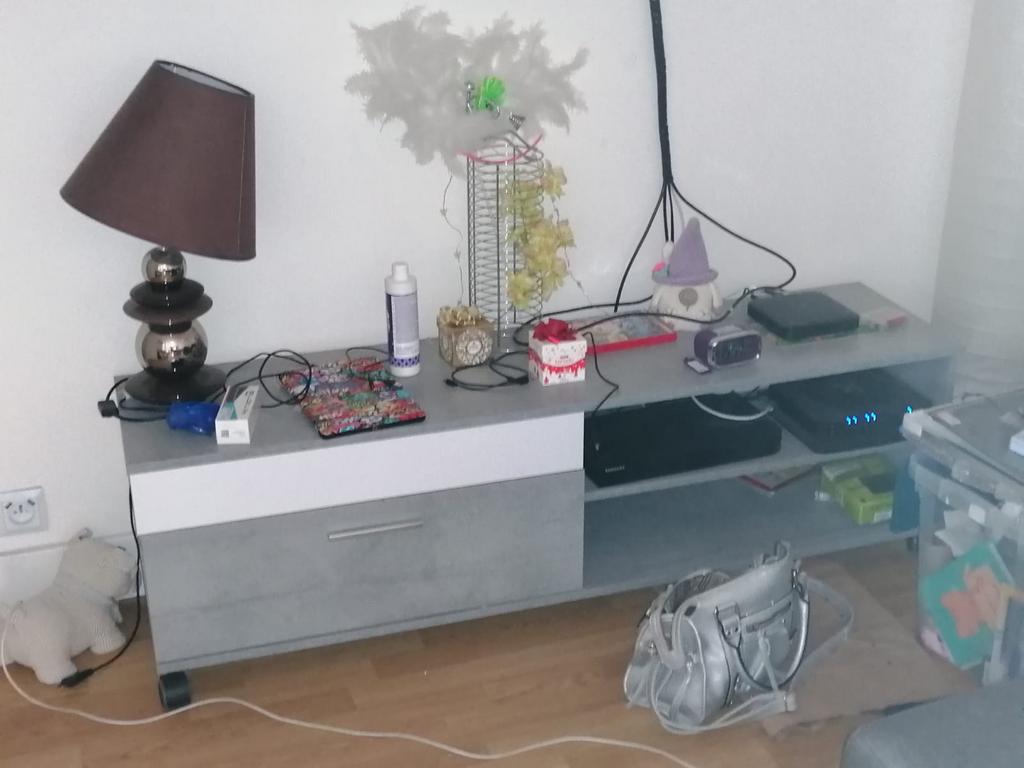 Tv meubel + extra kastjes, Ophalen, Gebruikt, 100 tot 150 cm, Minder dan 100 cm