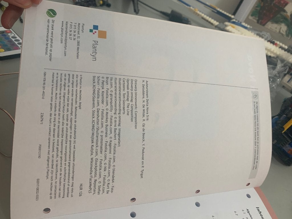 Delta Nova Analyse deel 2 5/6 3 lesuren, ASO, Wiskunde A, Nieuw, Diverse auteurs