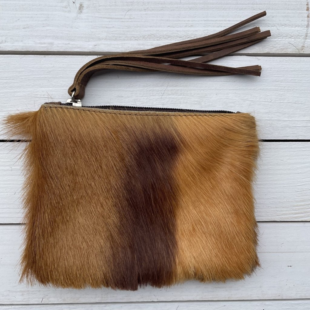 Tas Kim springbok oker 16x12cm #K-3 | Lederstore, Bijoux, Sacs & Beauté, Enlèvement ou Envoi, Neuf, Jaune, Sac de soirée