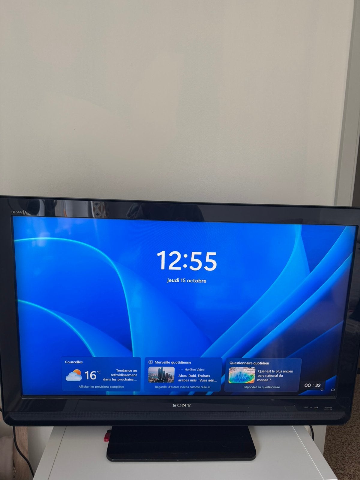 Sony Bravia LCD-tv, Ophalen, Zo goed als nieuw, LCD, Sony