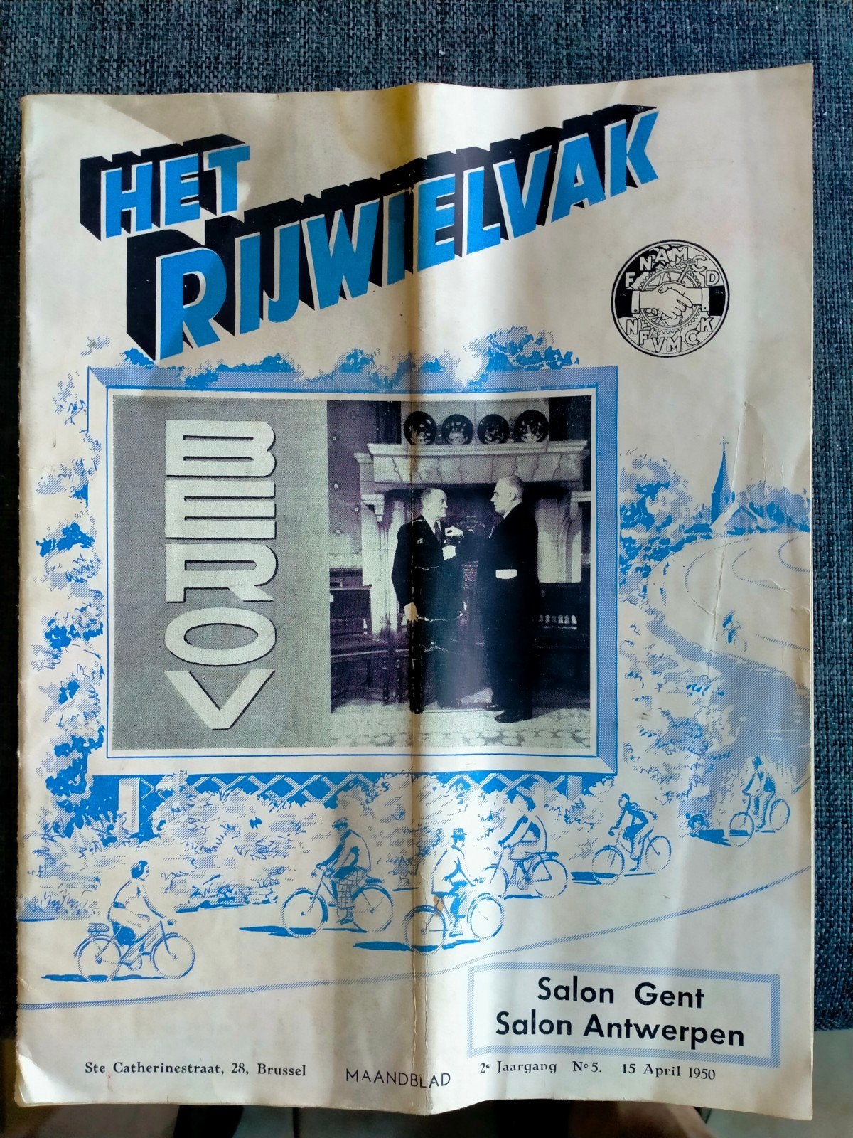 Tijdschrift rijwielen 1950, Ophalen of Verzenden