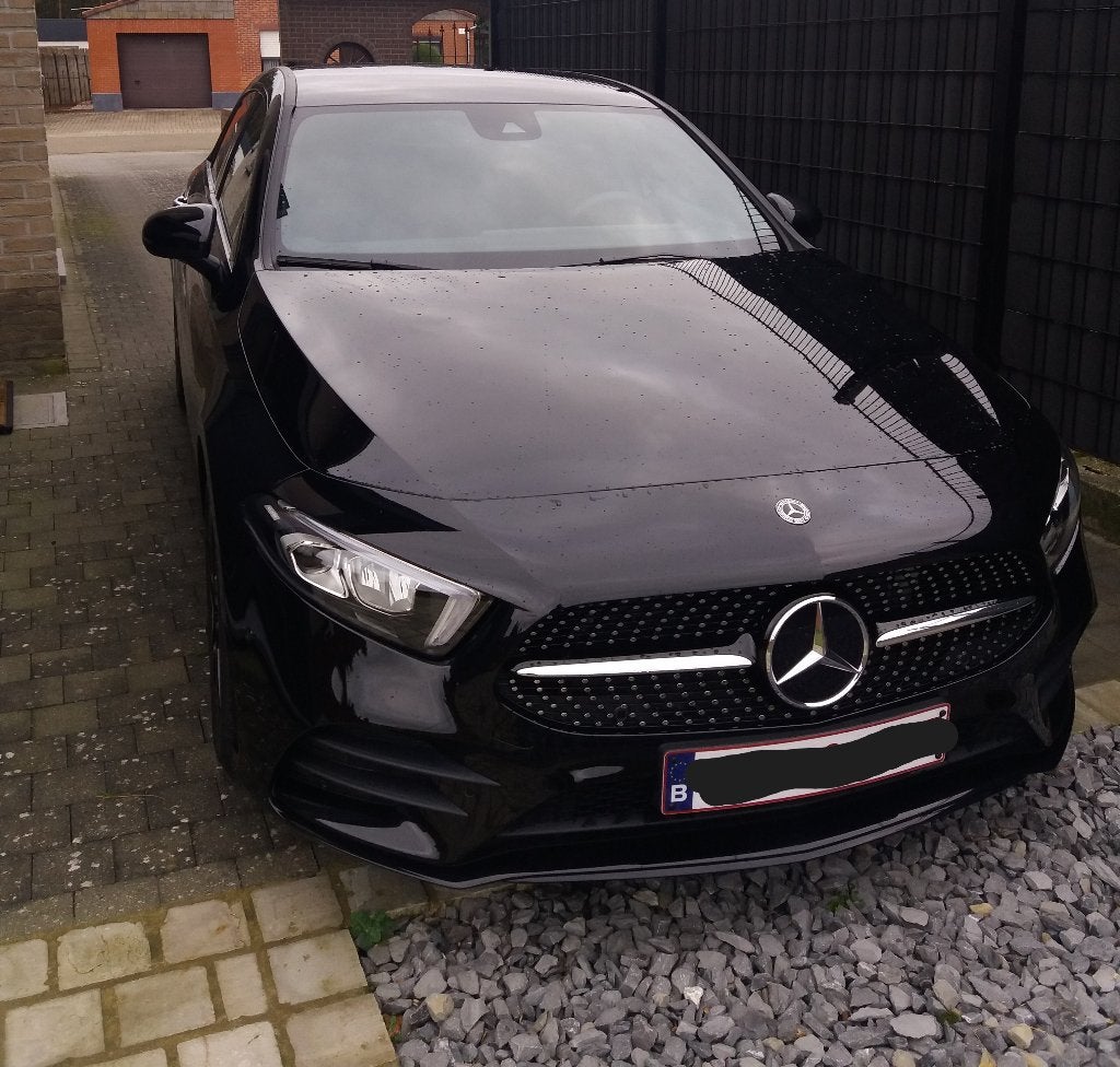 Auto, Auto's, Mercedes-Benz, Dealer onderhouden, 4 cilinders, Leder en Stof, Zwart