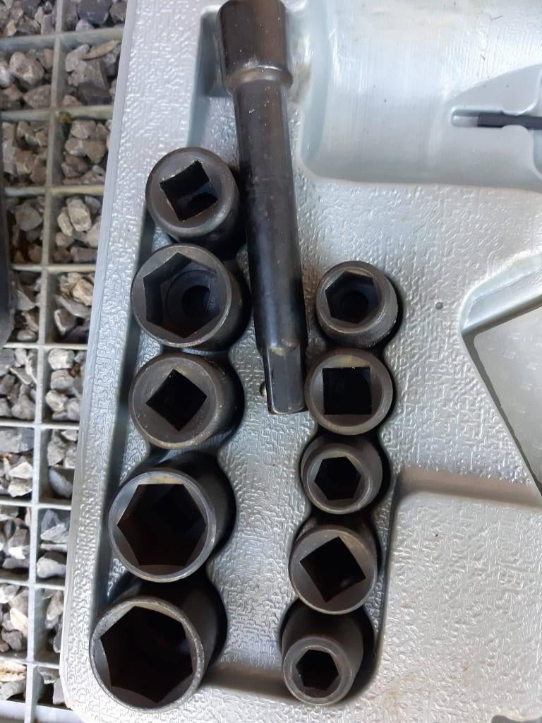 Pneumatisch garagepistool, Ophalen, Gebruikt