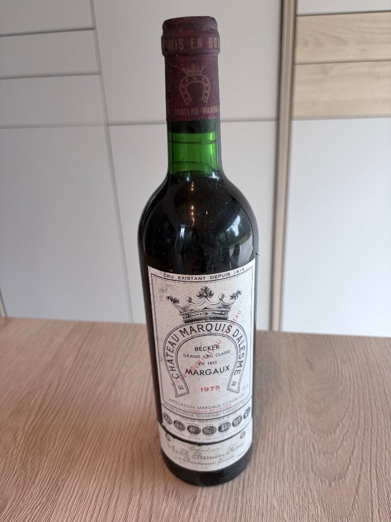 1 x Château  Marquis D’Anselme, 1975,, Ophalen, Frankrijk, Nieuw, Rode wijn