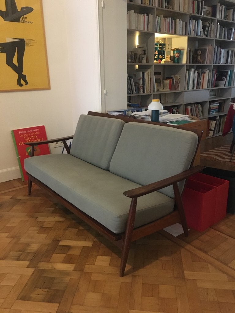 Fauteuil canapé vintage scandinave mid-century, Enlèvement