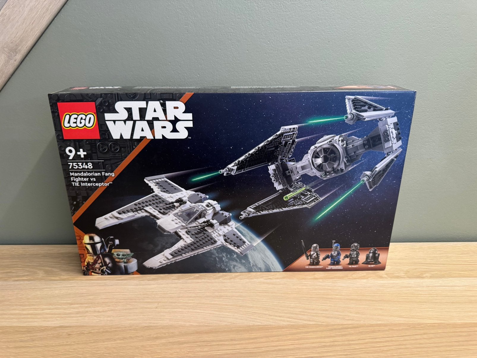 Lego star wars mandalorian fang vs tie interceptor, Star Wars, Lego, Nieuw, Ophalen of Verzenden