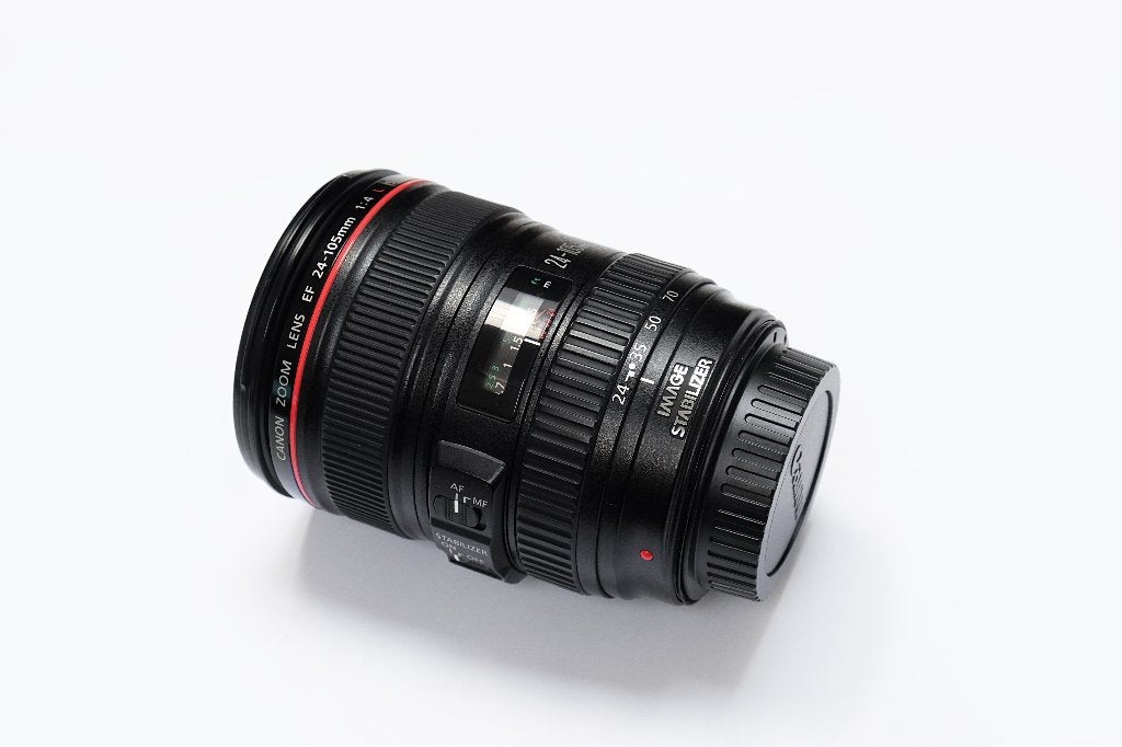 Canon EF 24-105mm f/4 L IS USM lens + hood + UV filter, Ophalen of Verzenden, Zo goed als nieuw, Canon