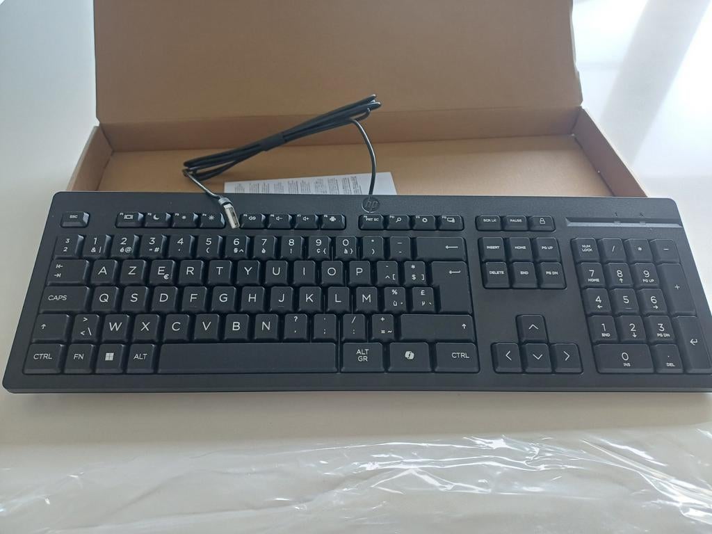 Hp bedraad usb keyboard Azerty, Ophalen of Verzenden, Azerty, Bedraad