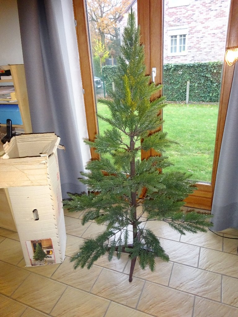 Vintage plastieken kerstboom, Diversen, Ophalen, Gebruikt
